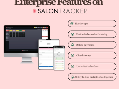 Enterprise Features on Salon Tracker (Online Booking)